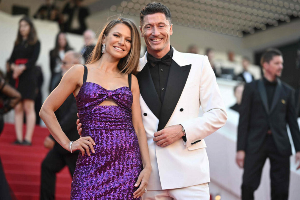  Lewandowscy brylują w Cannes. Ania w sukni za kilkanaście tysięcy