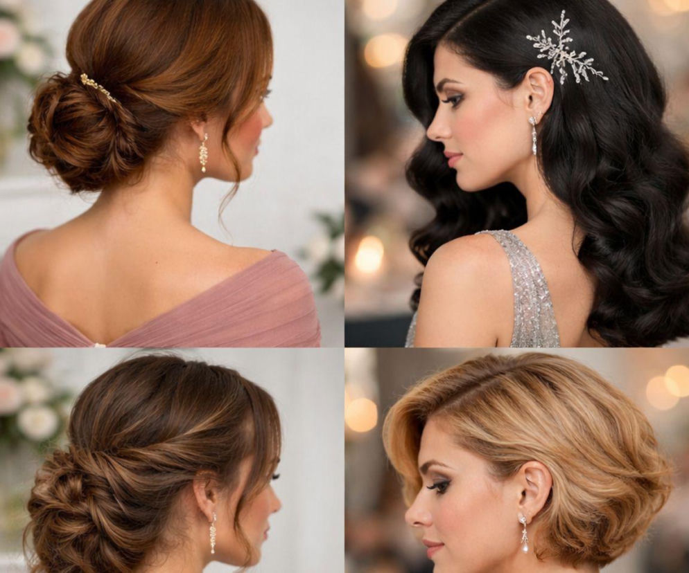 Fryzury na wesele 2026 dla długich i krótkich włosów. Są wygodne, pasują do większości stylizacji i można zrobić je w domu
