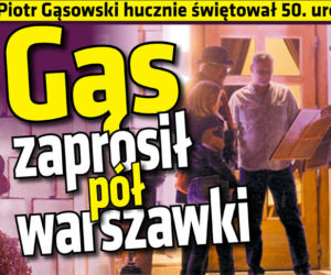 Gąs zaprosił pół warszawki