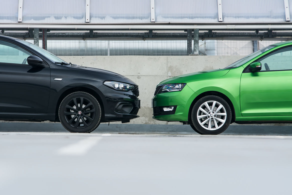 Fiat Tipo 1.4 T-Jet 120 KM vs. Skoda Rapid Spaceback 1.0 TSI 110 KM