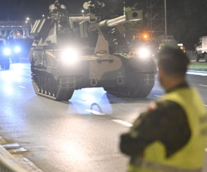 Nocna próba defilady wojskowej w Warszawie 2