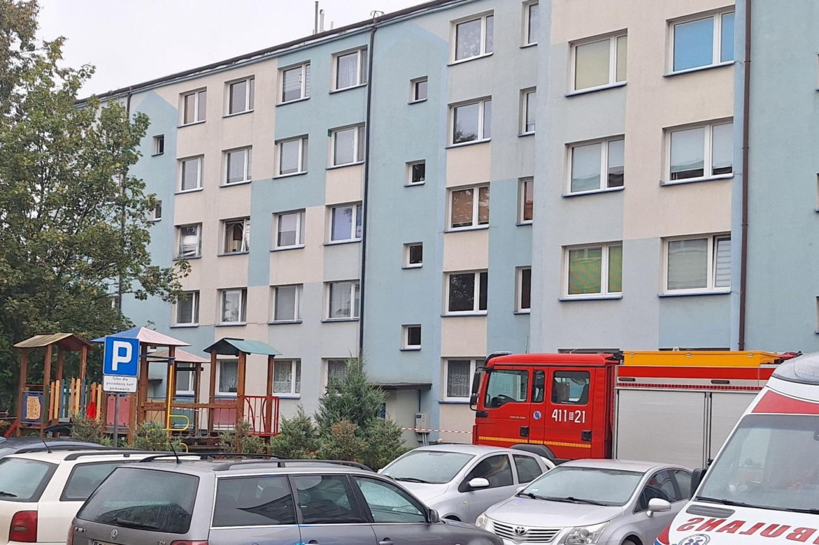 Bielsk Podlaski: Wybuch gazu na ul. Ogrodowej. Ewakuacja i akcja strażaków
