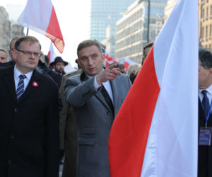 Robert Bąkiewicz na Marszu Niepodległości