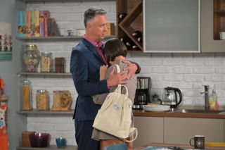 Pierwsza miłość, odcinek 4168. Kinga (Aleksandra Zienkiewicz), Artur (Łukasz Płoszajski)