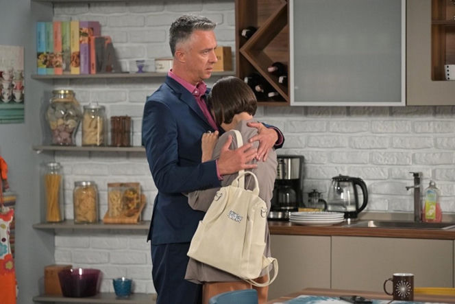 Pierwsza miłość, odcinek 4168. Kinga (Aleksandra Zienkiewicz), Artur (Łukasz Płoszajski)