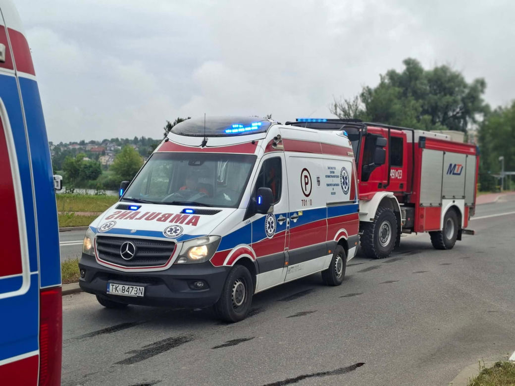 Wypadek na skrzyżowaniu w Starachowicach