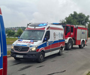 Wypadek na skrzyżowaniu w Starachowicach