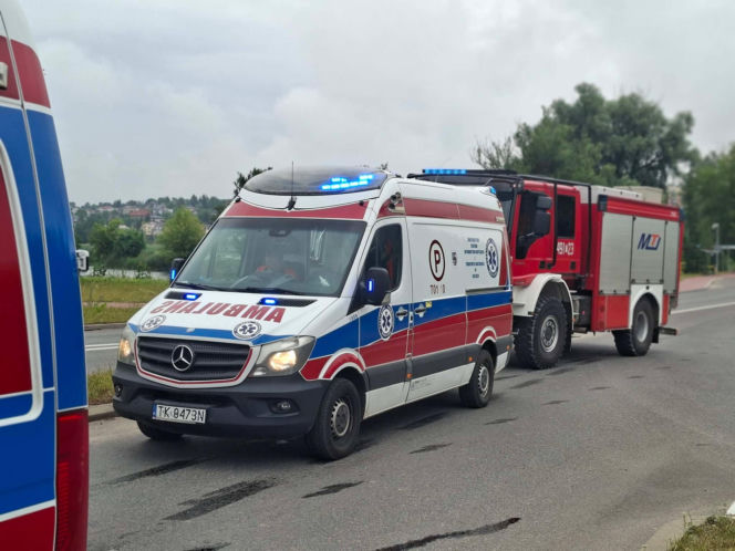 Wypadek na skrzyżowaniu w Starachowicach