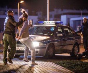 Pierwsza miłość. Sabina (Urszula Dębska), Natan (Krzysztof Kwiatkowski)