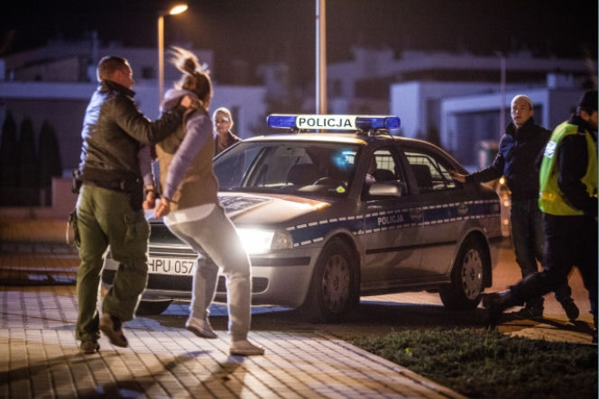 Pierwsza miłość. Sabina (Urszula Dębska), Natan (Krzysztof Kwiatkowski)