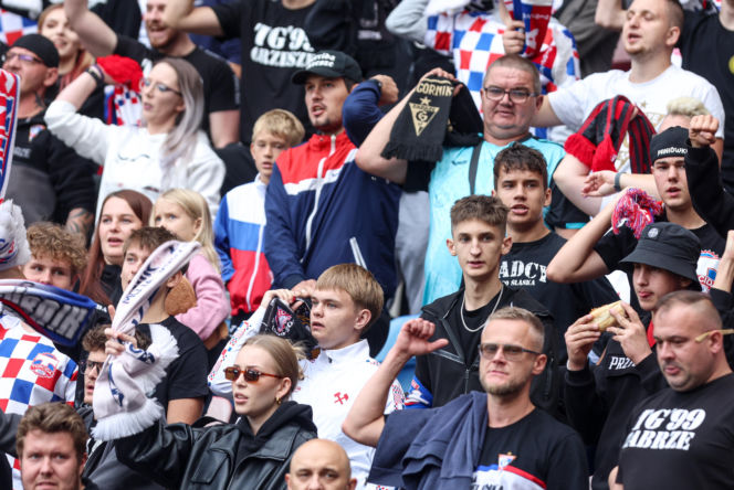 Górnik Zabrze - Lech Poznań: Zdjęcia kibiców i zawodników z meczu 8. kolejki PKO BP Ekstraklasy