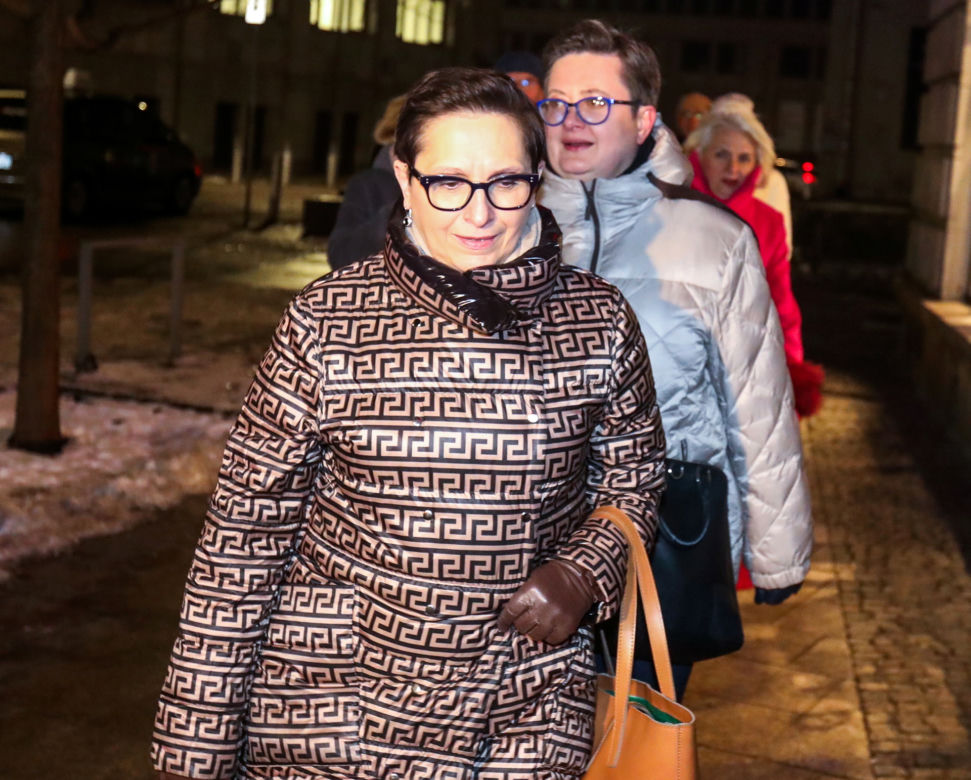 Politycy opozycji na spotkaniu w klubie przy ul.Mysiej