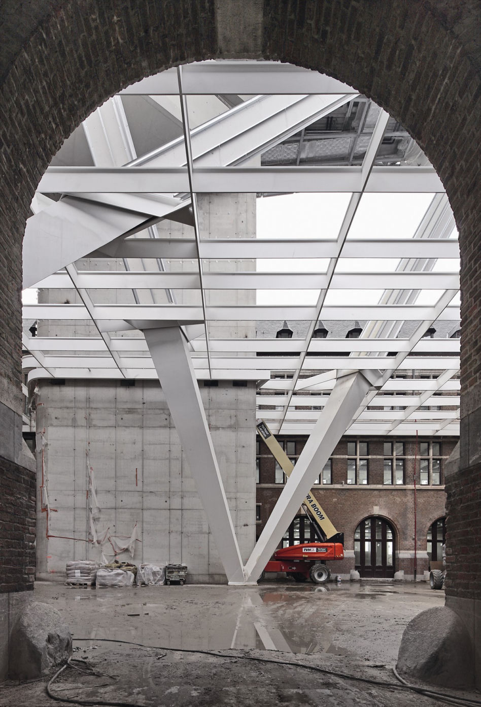 Budynek administracyjny portu w Antwerpii