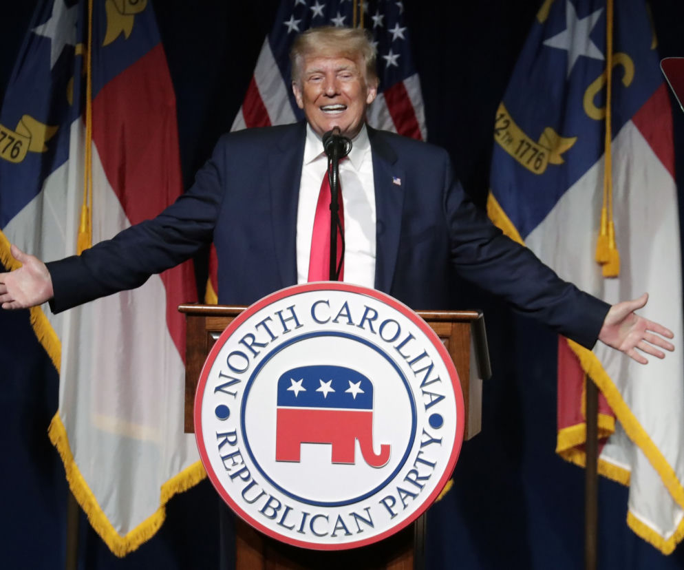 Awantura o spodnie Trumpa! Coś było nie tak