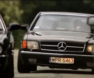 Mercedes 500 SEC w filmie Świadek Koronny