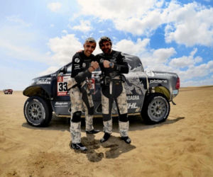 Sebastian Rozwadowski i Benediktas Vanagas (Rajd Dakar 2019)