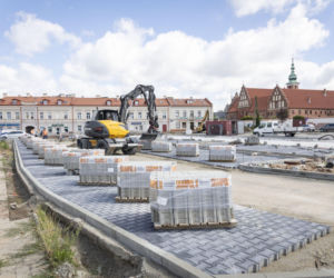 Ma być tu parking na 200 samochodów. Zgodnie z planem idą prace związne z remontem parkingu przy ul. Bernardyńskiej