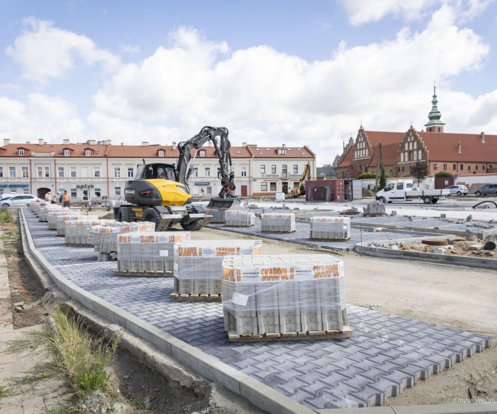 Ma być tu parking na 200 samochodów. Zgodnie z planem idą prace związne z remontem parkingu przy ul. Bernardyńskiej