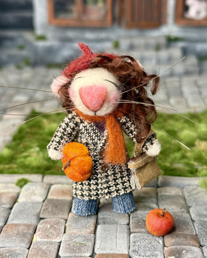 Filcowe myszki Joanny. Marka "Wyszło z norki"