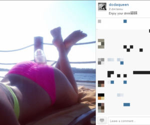 Doda instagram, kieliszek