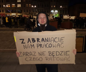 Protest branży gastronomicznej w Bydgoszczy
