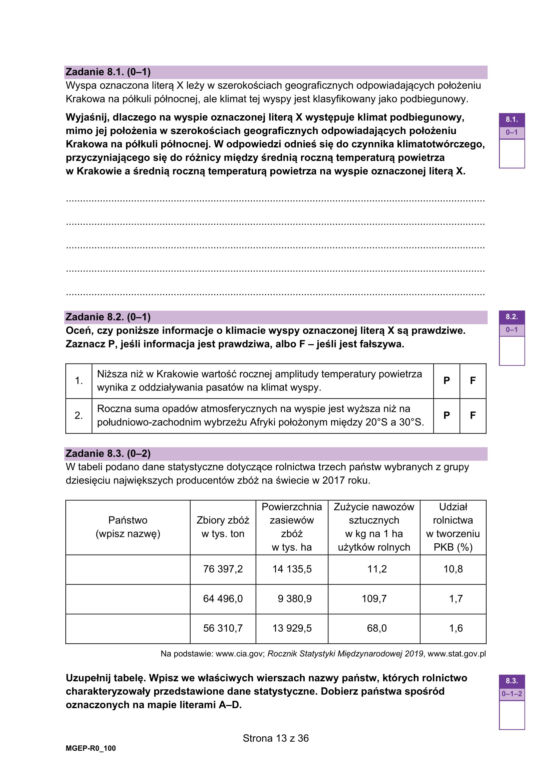 Matura 2023: geografia rozszerzona. Arkusze CKE i odpowiedzi [Formuła 2023]