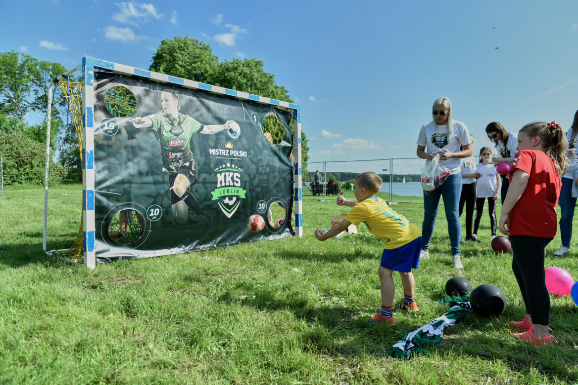 Piknik z lubelskimi szczypiornistkami