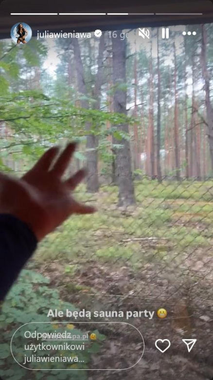 Leśny azyl Julii Wieniawy to czyste złoto! Pokazała luksus od środka