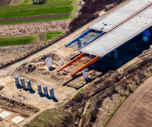 Autostrada A4 i najdłuższa na Podkarpaciu estakada w budowie