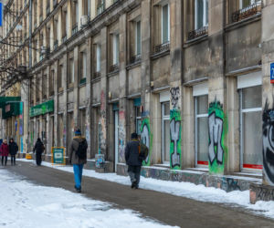 Graffiti w centrum Warszawy w 2026 r.