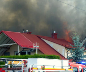 Pożar w Nisku