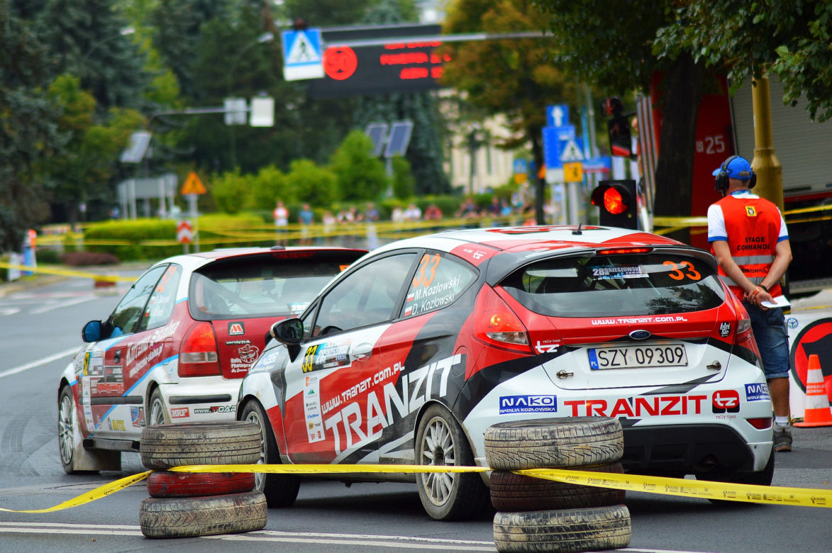 28. Rajd Rzeszowski - odcinek specjalny w Rzeszowie