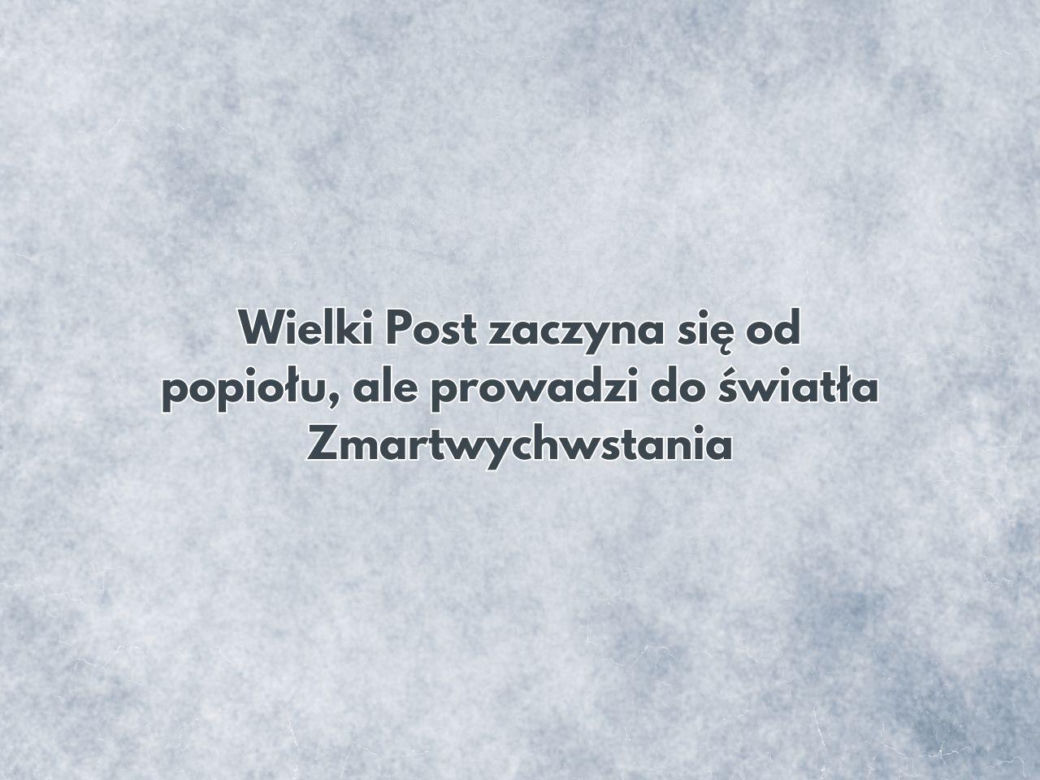 Obrazki na Środę Popielcową