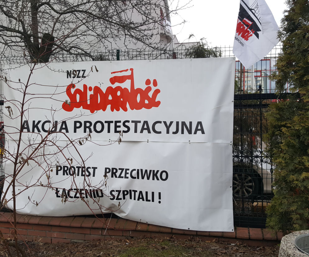 Protest w Chorzowskim Centrum Pediatrii i Onkologii