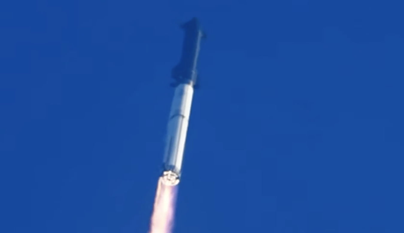 Lot testowy rakiety Starship
