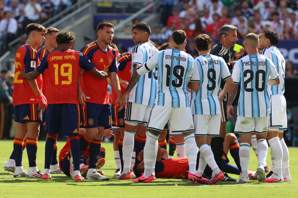 Awantura po finale MŚ Hiszpania - Argentyna