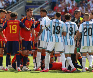 Awantura po finale MŚ Hiszpania - Argentyna