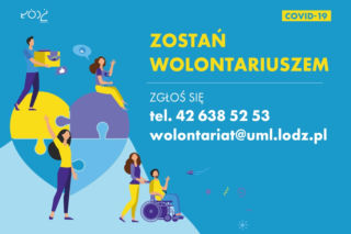 Każdy może pomóc. Łódź wznawia miejski wolontariat!
