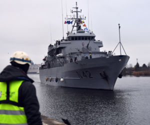 Okręty NATO wpłynęły do szczecińskiego portu
