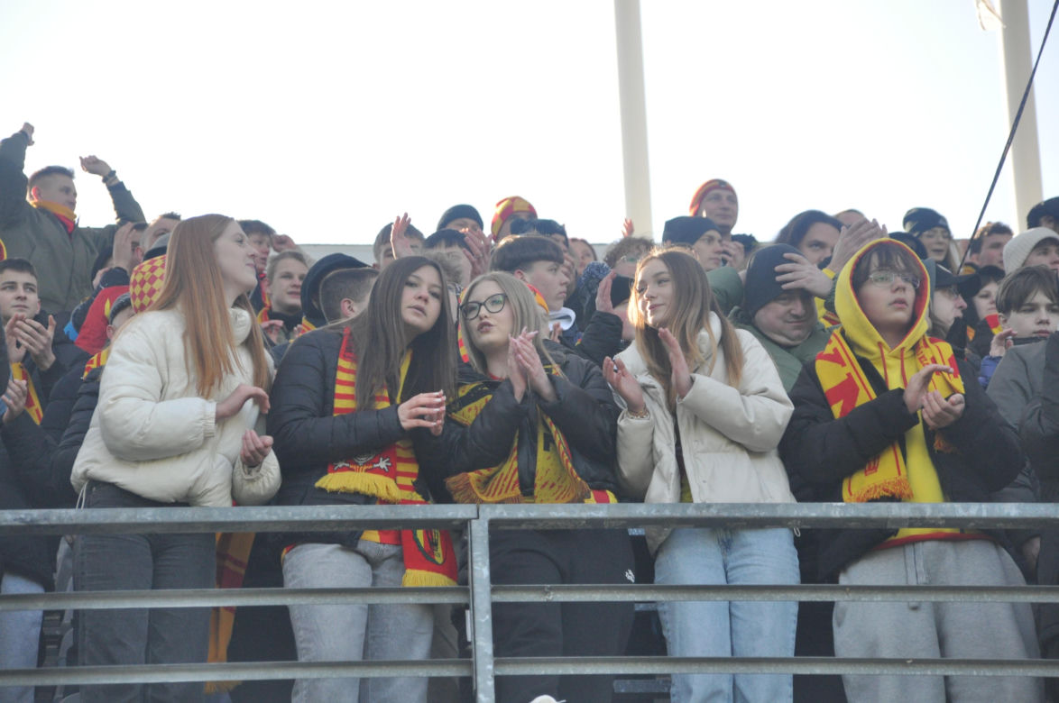 Korona Kielce - Motor Lublin. Kibice na Exbud Arenie
