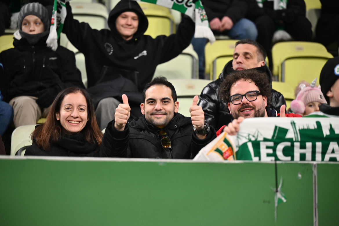 Lechia Gdańsk - Jagiellonia Białystok: Zdjęcia kibiców i zawodników z meczu 24. kolejki PKO BP Ekstraklasy