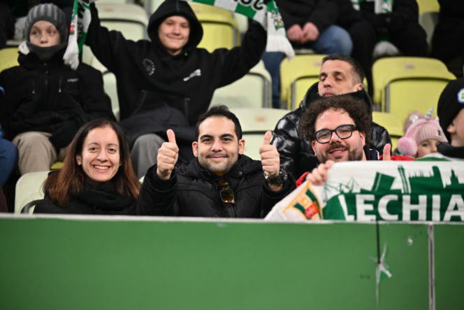 Lechia Gdańsk - Jagiellonia Białystok: Zdjęcia kibiców i zawodników z meczu 24. kolejki PKO BP Ekstraklasy