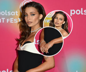 Dostojna Julia Wieniawa olśniewa na Polsat Hit Festiwal. W oczy rzuca się liczna biżuteria!