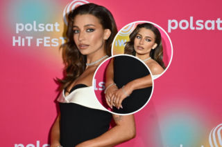 Dostojna Julia Wieniawa olśniewa na Polsat Hit Festiwal. W oczy rzuca się liczna biżuteria!