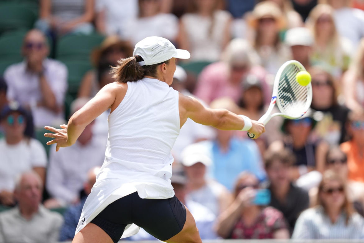 Rodzina Igi Świątek na Wimbledonie