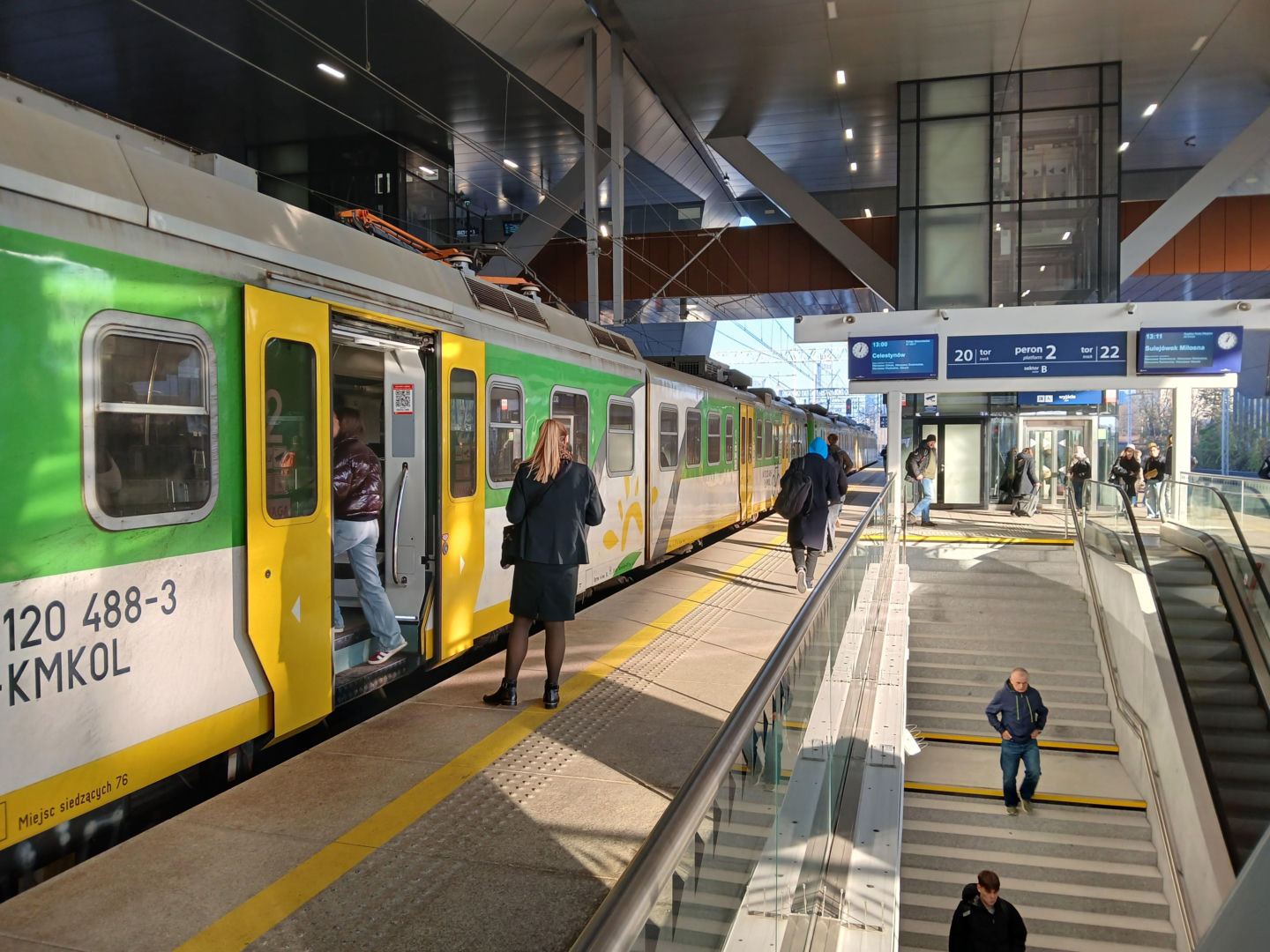 Dworzec kolejowy Warszawa Zachodnia po otwarciu