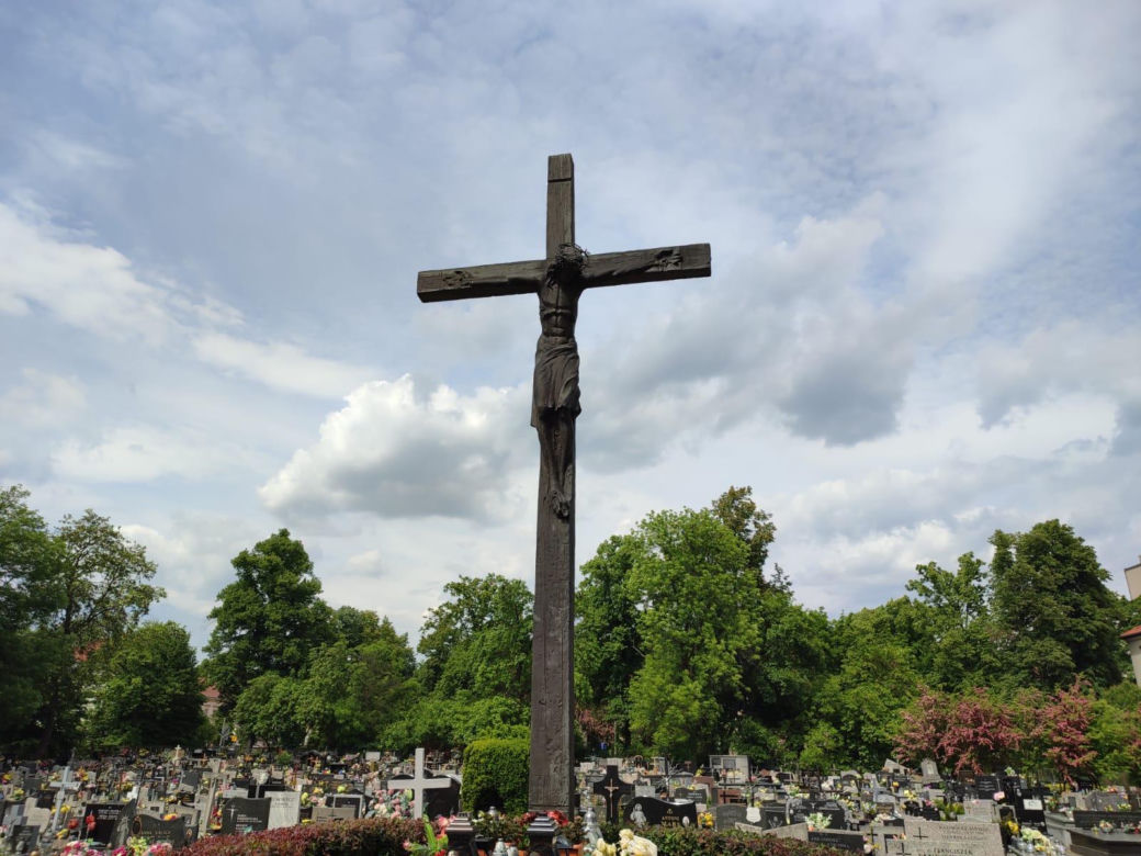 Os. Wandy, Nowa Huta, Kraków. Cmentarz parafialny