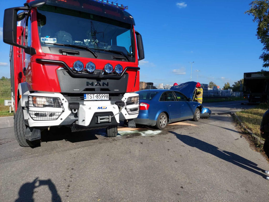 Wypadek na terenie SSE Starachowice