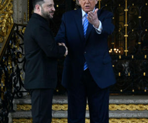 Wołodymyr Zełenski i Donald Trump