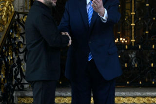 Wołodymyr Zełenski i Donald Trump